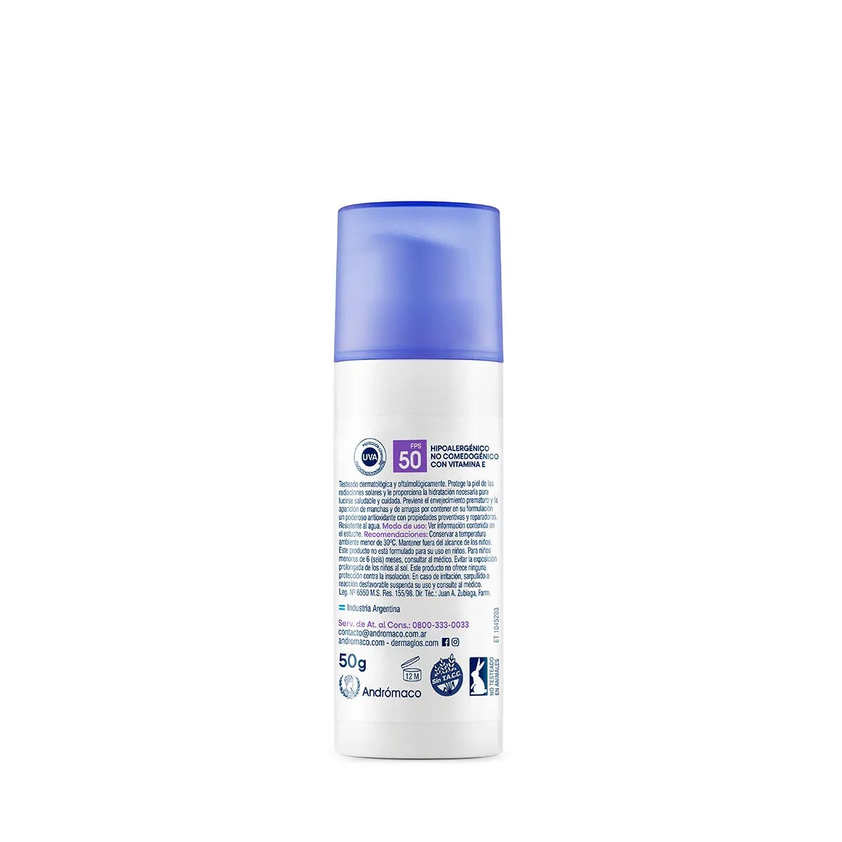 PROTECTOR SOLAR FACIAL CON TONO CLARO FPS 50 - 50g