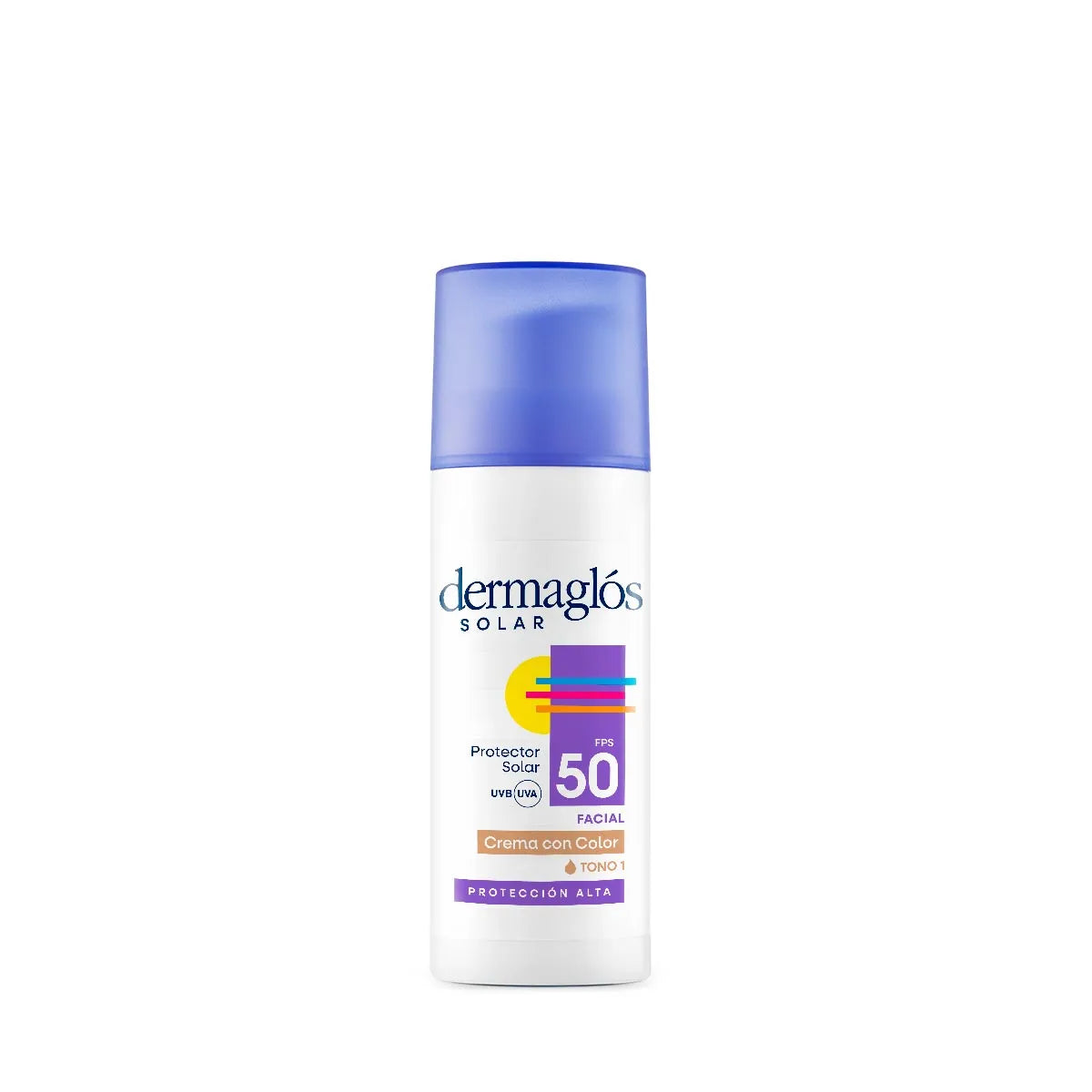 PROTECTOR SOLAR FACIAL CON TONO CLARO FPS 50 - 50g