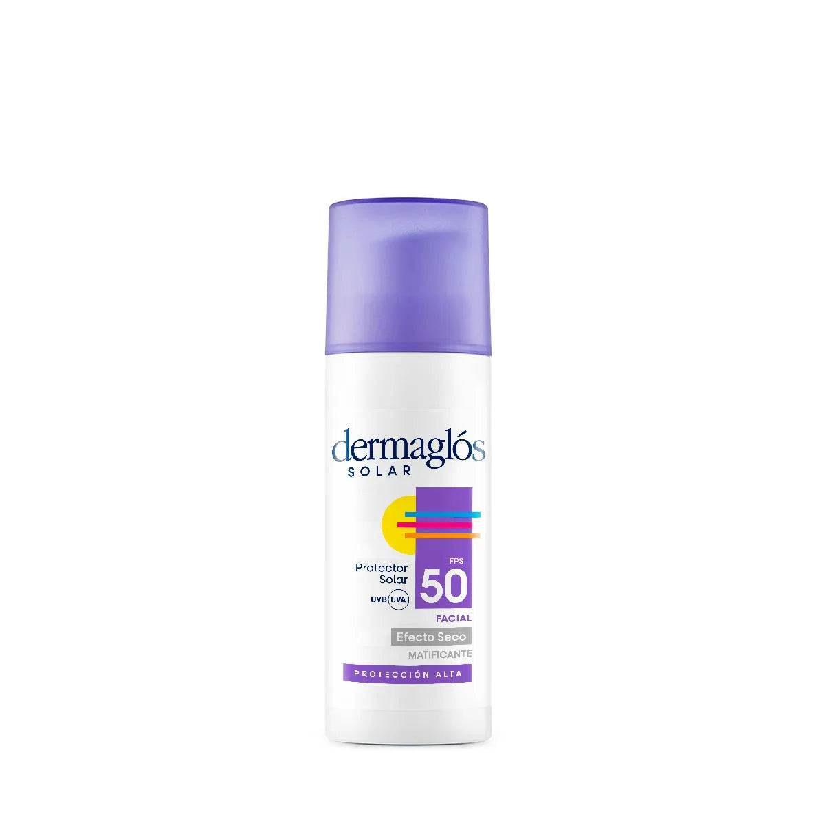 PROTECTOR SOLAR FACIAL SIN TONO FPS 50 - EFECTO SECO - 50g