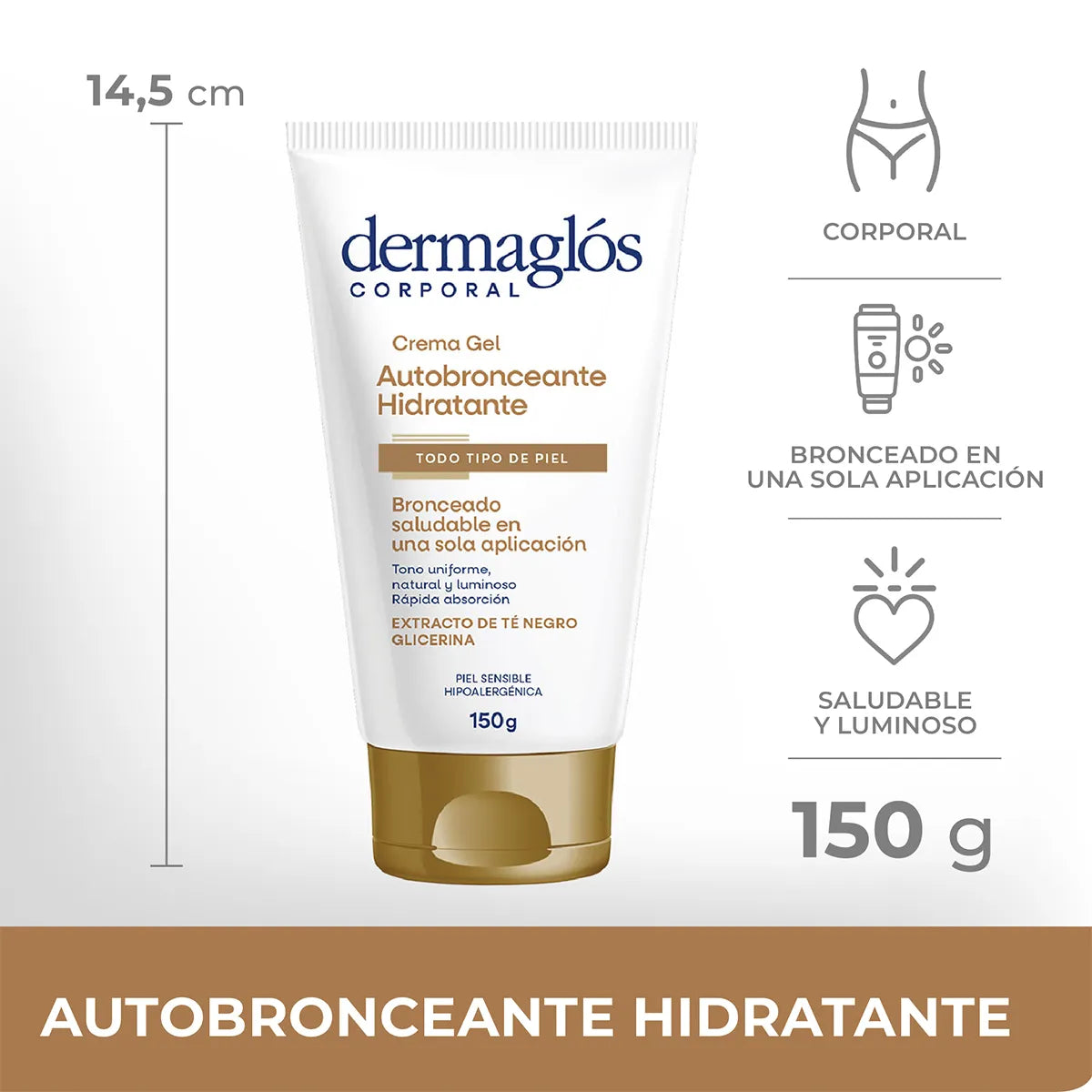 CREMA AUTOBRONCEANTE HIDRATANTE - 150g