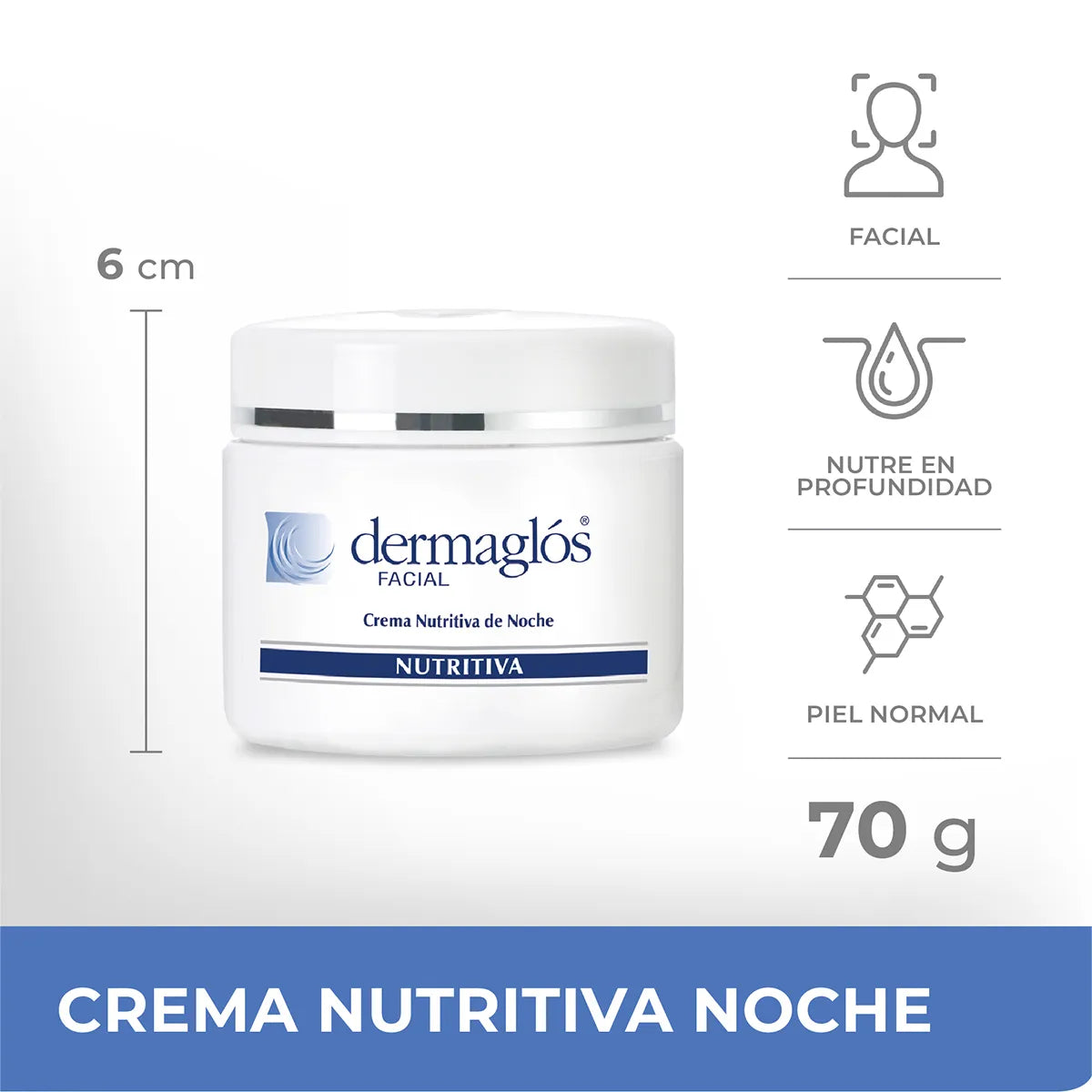 CREMA NUTRITIVA DE NOCHE - PIELES NORMALES - 70g