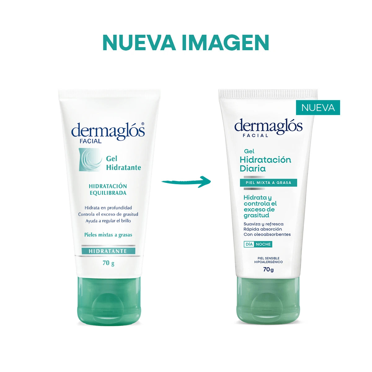 GEL DE HIDRATACIÓN EQUILIBRADA - PIEL MIXTA A GRASA - 70g