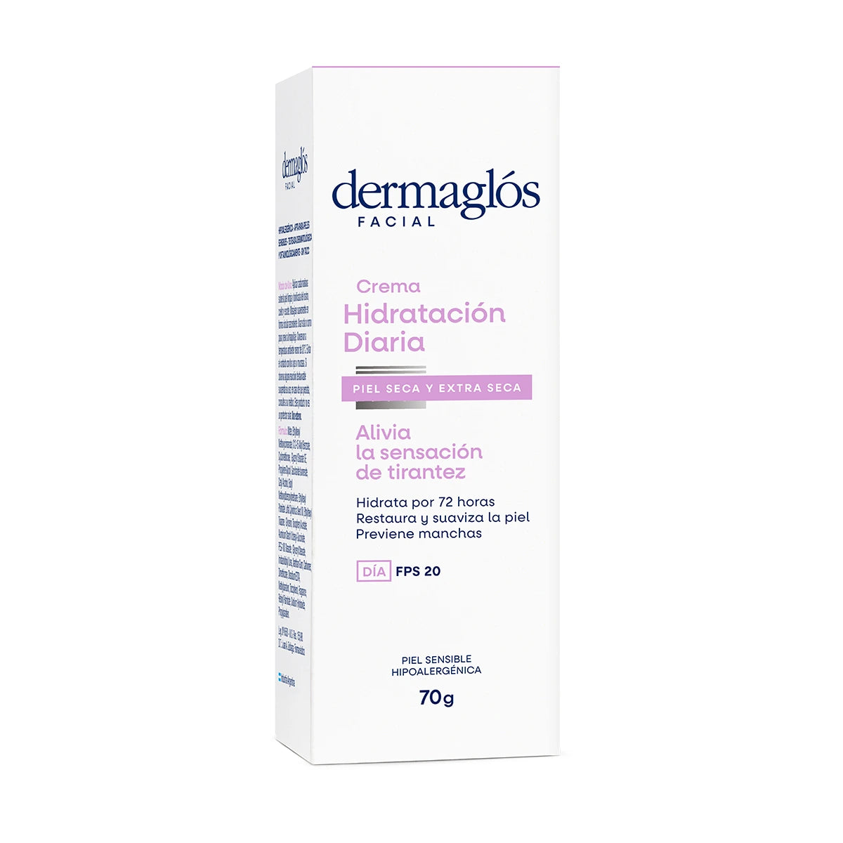 CREMA HIDRATANTE DE DÍA CON FPS 20 - PIEL SECA - 70g