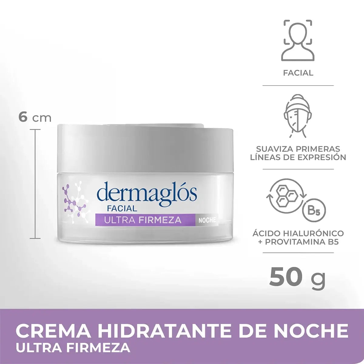 CREMA FACIAL NOCHE - ULTRA FIRMEZA - 50g