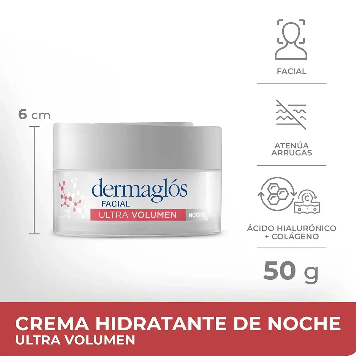 CREMA FACIAL NOCHE - ULTRA VOLUMEN - 50g
