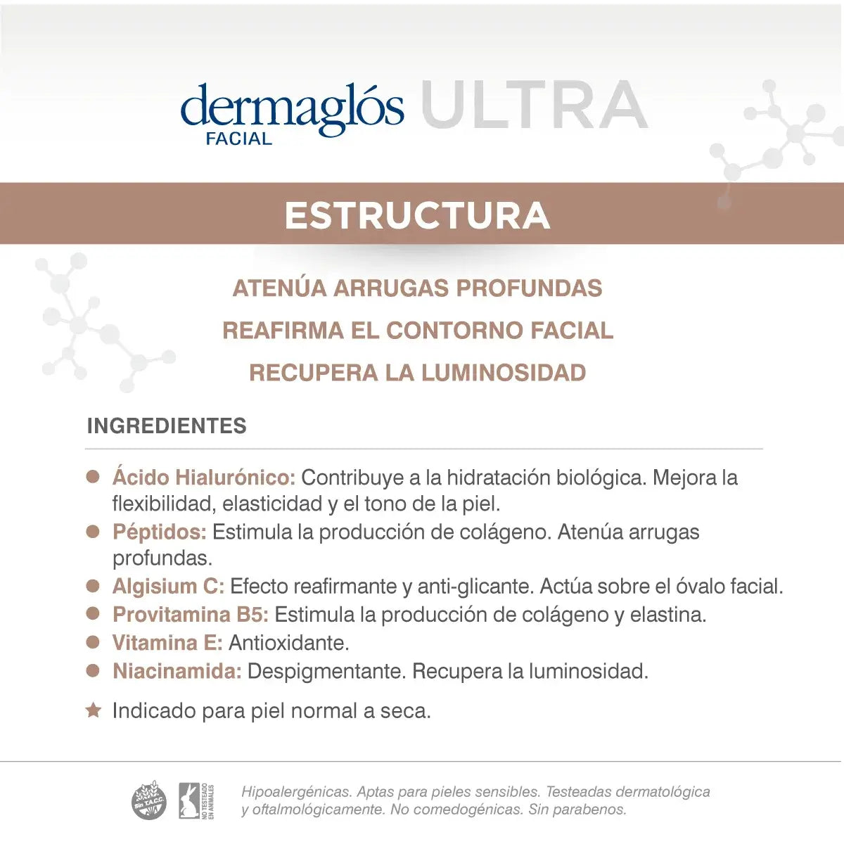 CREMA FACIAL NOCHE - ULTRA ESTRUCTURA - 50g