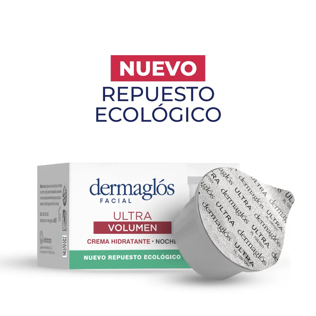 Crema Dermaglós Repuesto de Noche Ultra Volumen