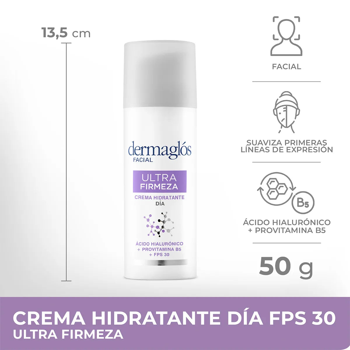CREMA FACIAL DÍA - ULTRA FIRMEZA - 50g