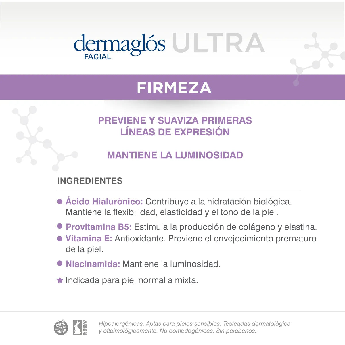 CREMA FACIAL DÍA - ULTRA FIRMEZA - 50g