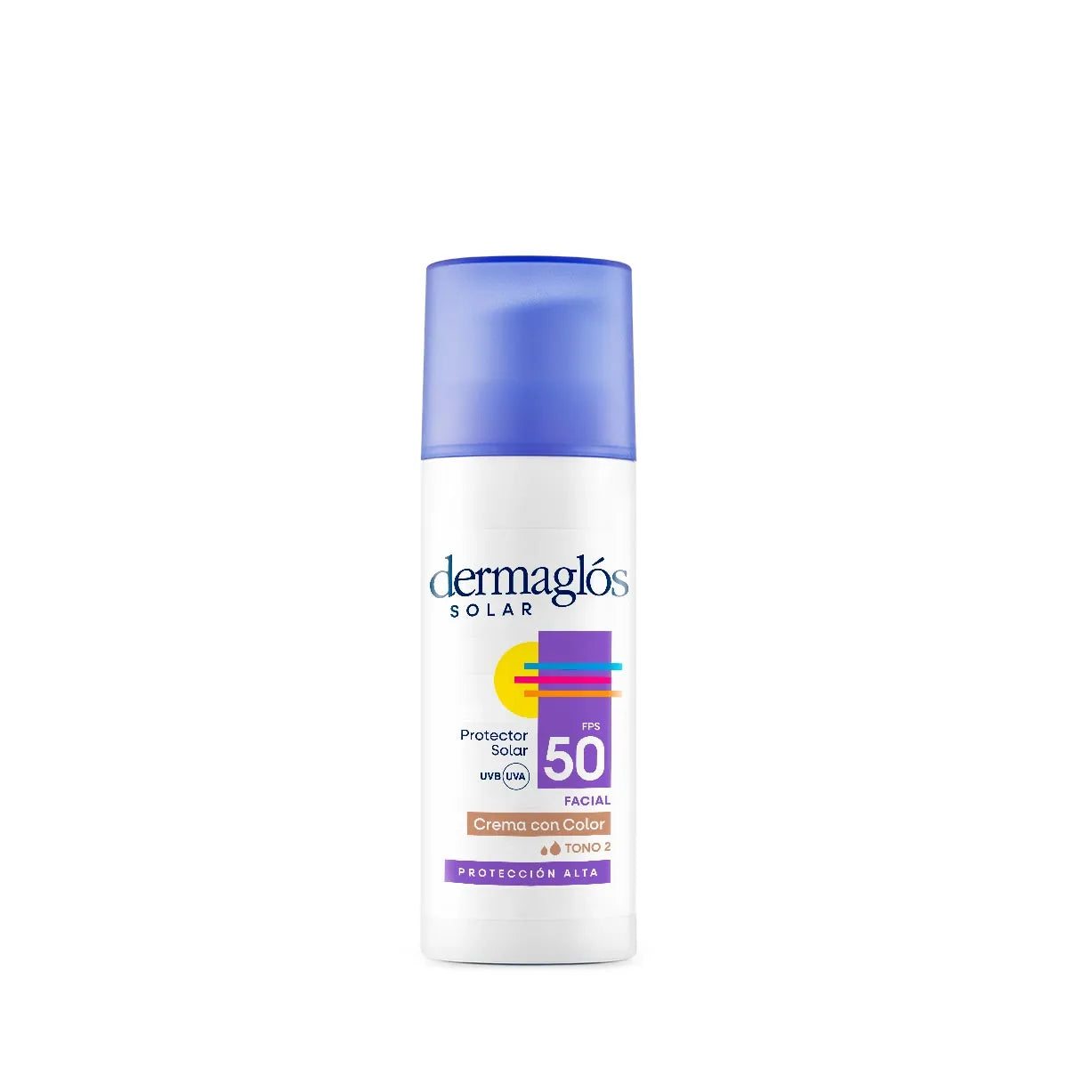 PROTECTOR SOLAR FACIAL CON TONO MEDIO FPS 50 - 50g