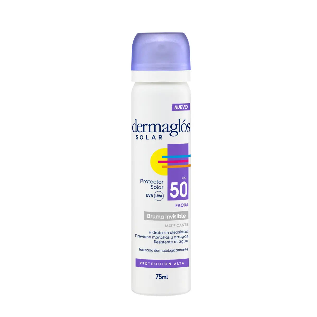 Protector Solar Dermaglós Facial FPS 50 Bruma Spray