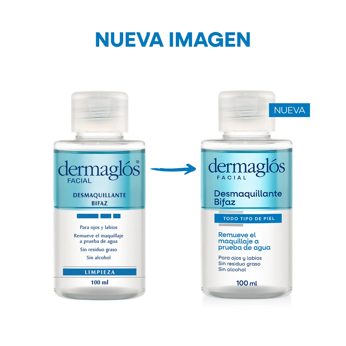 DESMAQUILLANTE BIFAZ DE OJOS - 100ml