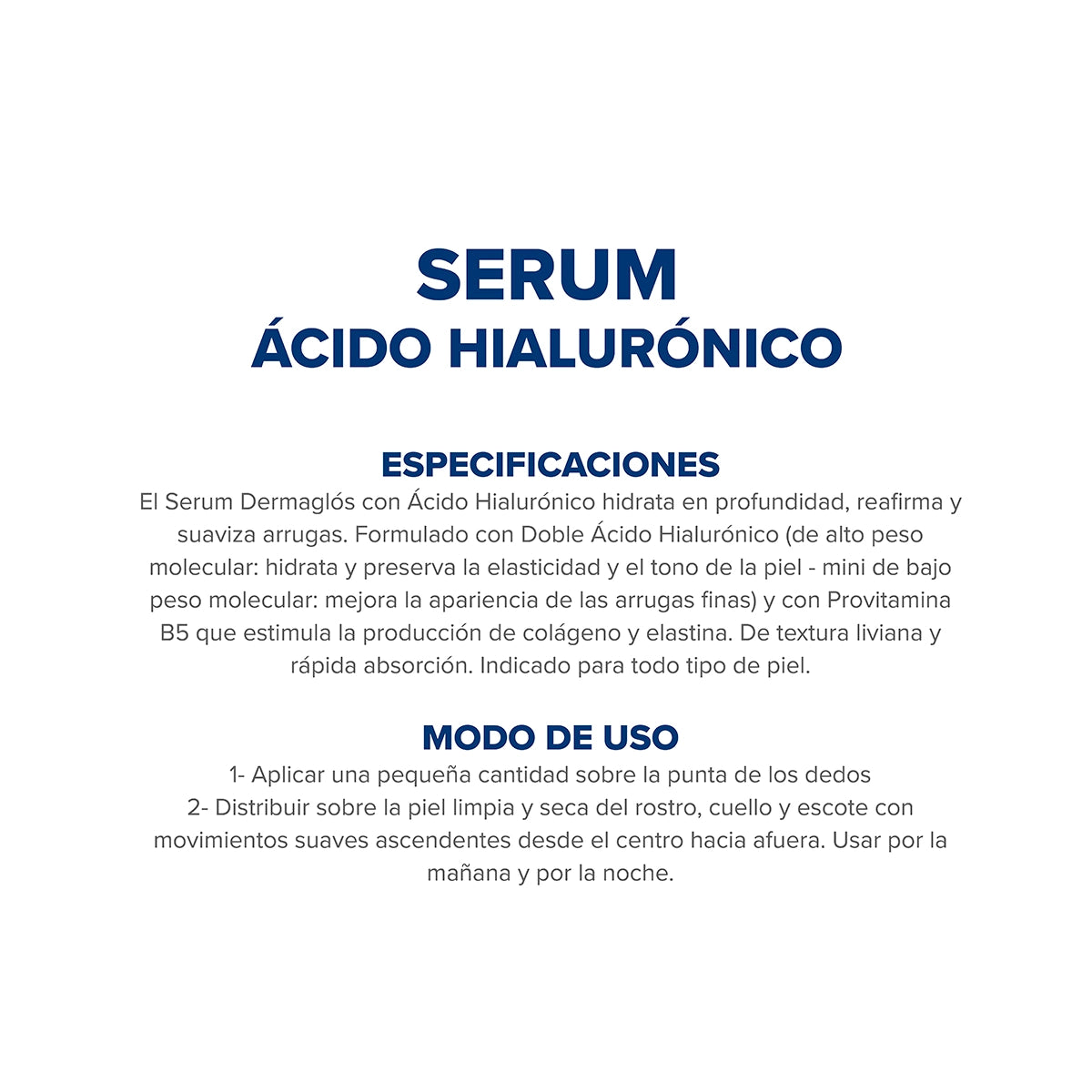 SERUM ÁCIDO HIALURÓNICO - 30ml