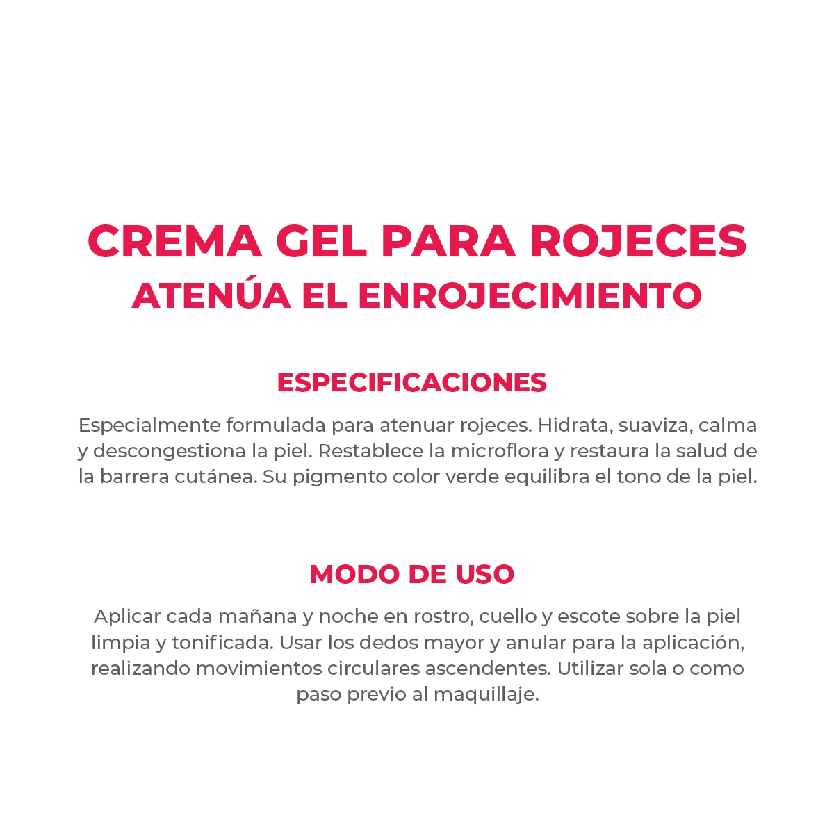 EMULSIÓN PARA ROJECES CON FPS 30 - 50ml