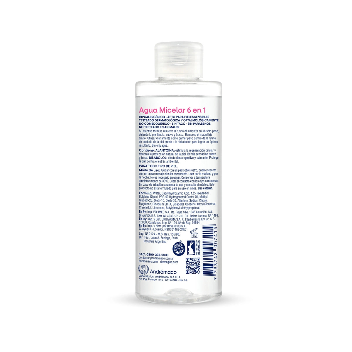 AGUA MICELAR 6 EN 1 - 200ml