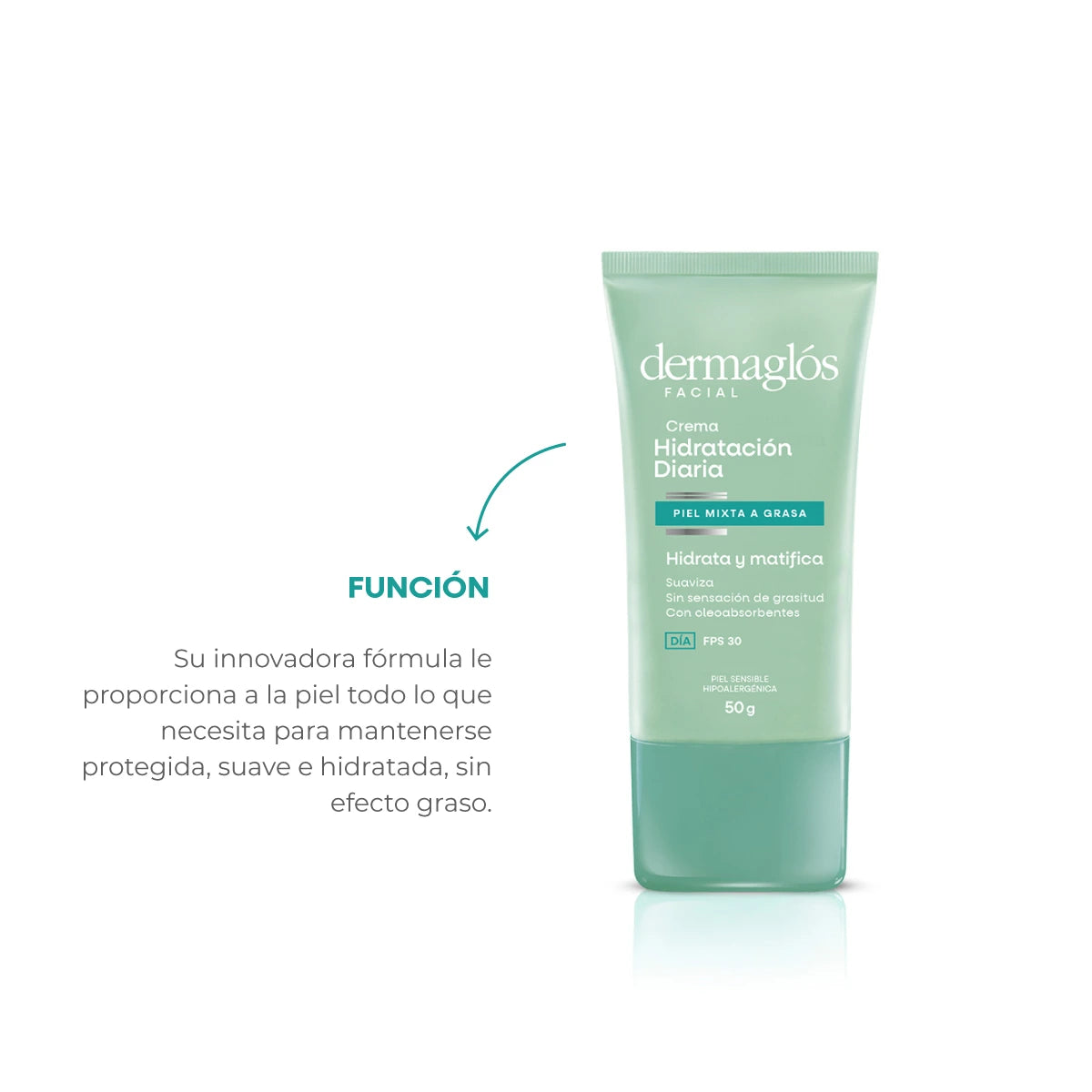 CREMA PROTECTORA CON FPS 30 - PIEL MIXTA A GRASA - 50g