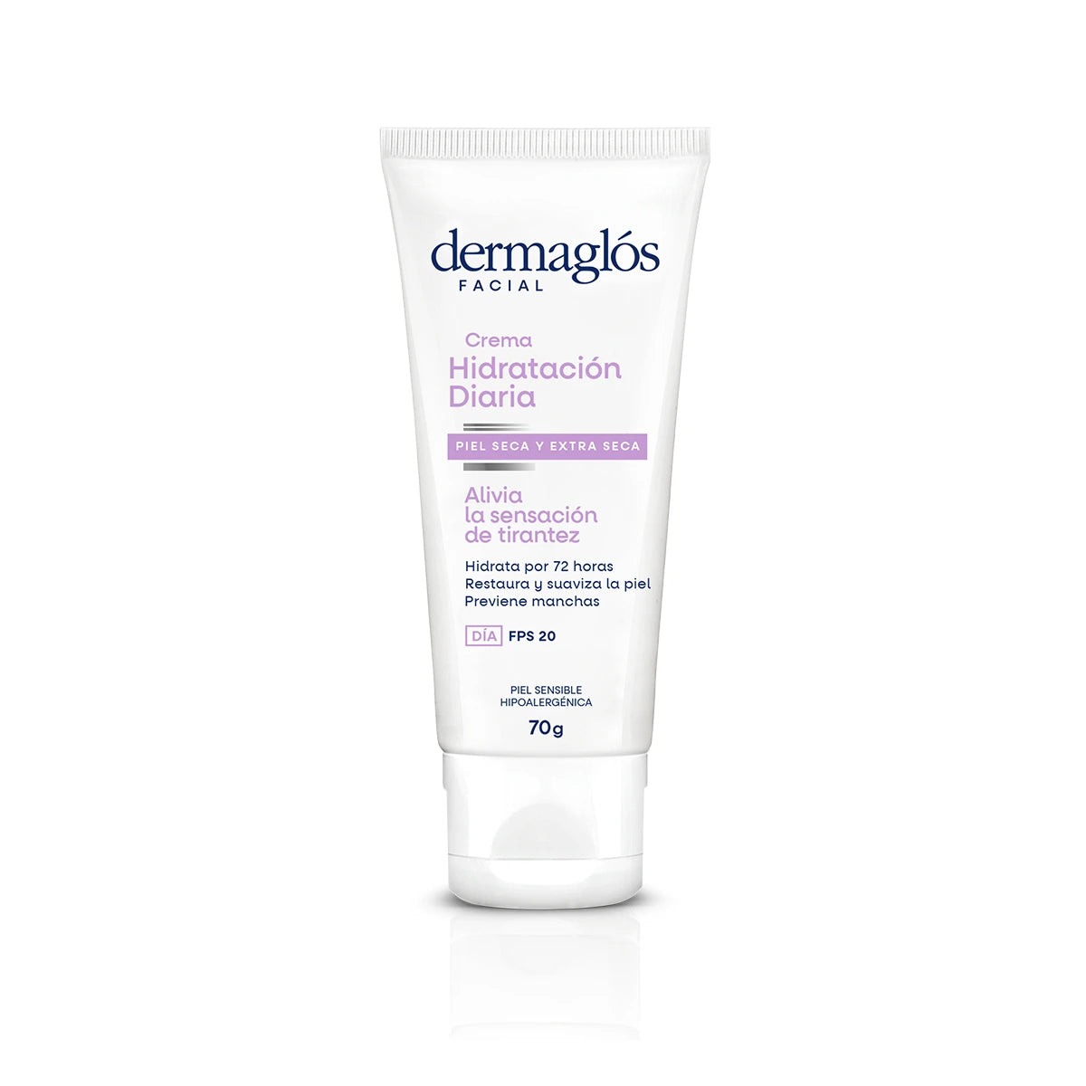 CREMA HIDRATANTE DE DÍA CON FPS 20 - PIEL SECA - 70g