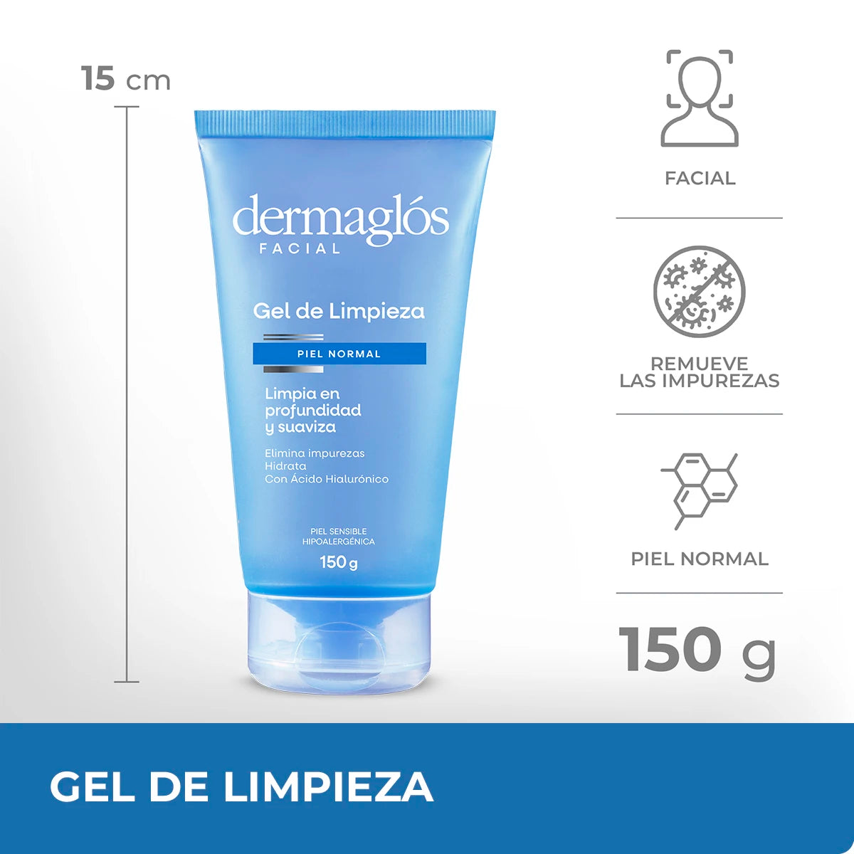 GEL DE LIMPIEZA PURIFICANTE - PIEL NORMAL - 150g